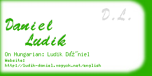 daniel ludik business card